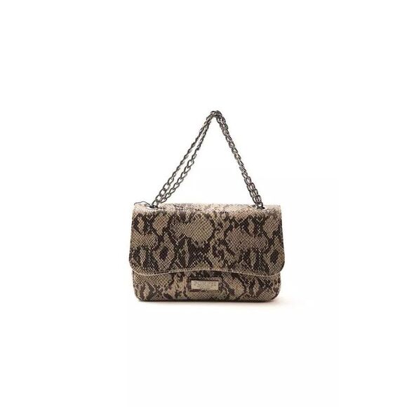 Pompei Donatella Brown Leather Women Shoulder Bag